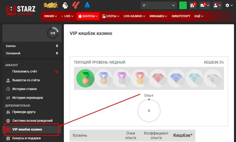 Профиль игрока